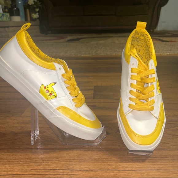 Grownup Other - Pokémon • Pikachu • #025 • Grownup Brand Yellow/ White • Size 6 • Tennis Shoes